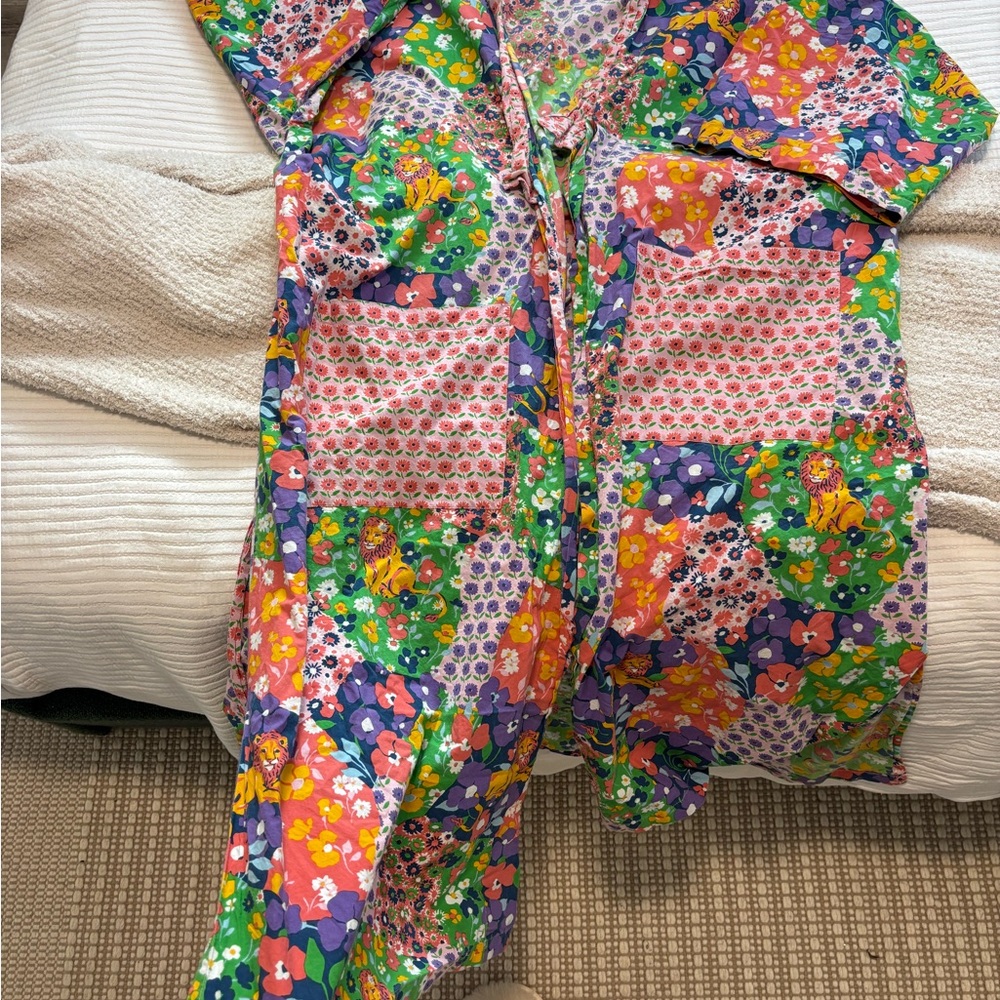 Printfresh Multicolor Floral Robe - image 6